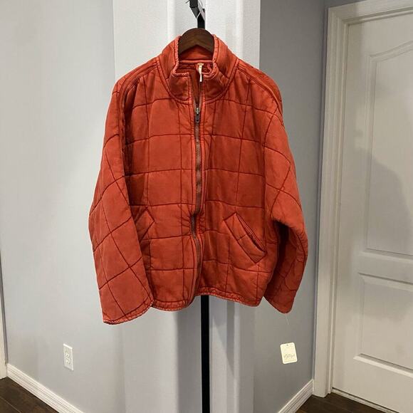 NWT DOLMAN QUILTED KNIT JACKET IN RARE COLOR MYRRH 100% COTTON WOMEN SIZE SMALL - Picture 5 of 13